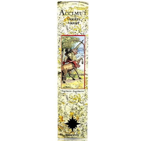 Comprar online INCIENSO STICK ACCIMUT SAGITARIO VIOLETA de RADHE SHYAM SPIRITUAL SKY. Imagen 1