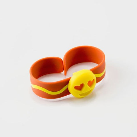 Comprar online PULSERA DE CITRONELA EMOTICS CORAZONES de TERPENIC. Imagen 1