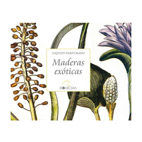 Comprar online SAQUITO PERFUMADO MADERAS EXOTICAS BIOAROMA 12,5 G de BIOAROMA. Imagen 1