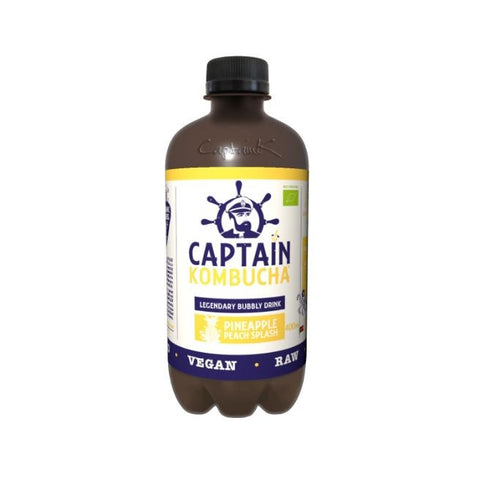 Comprar online KOMBUCHA PINEAPLE PEACH SPLASH BIO-ORGANICO de CAPTAIN KOMBUCHA. Imagen 1
