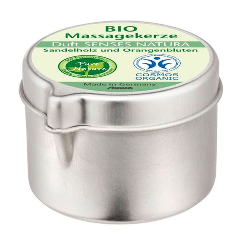 Comprar online VELA MASAJE BIO SENTIDOS SANDALO FLORES NARANJO 50 de STUWA. Imagen 1
