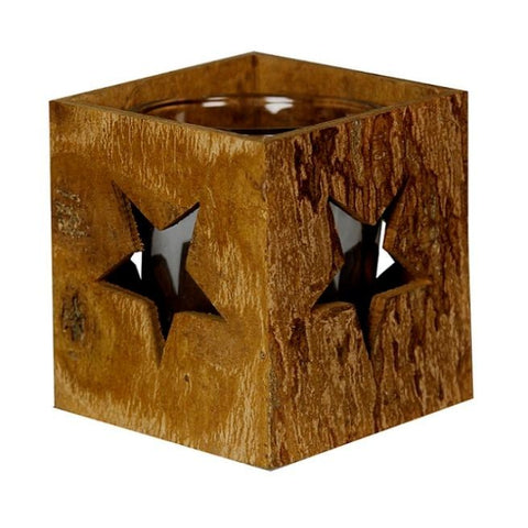 Comprar online VELERO VASO CON CORTEZA CANELA ESTRELLA CUADRADO de STUWA. Imagen 1