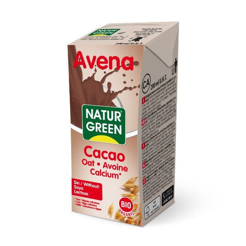 Comprar online NATURGEEN BEBIDA AVENA CHOCOLATE 200 ml de NATURGREEN. Imagen 1