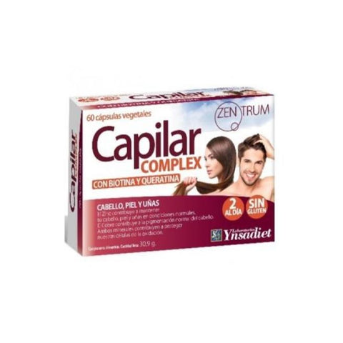 Comprar online CAPILAR COMPLEX ZENTRUM 60 VCaps de YNSADIET. Imagen 1