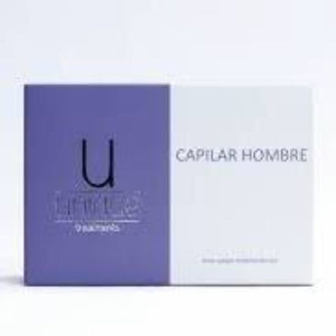 Comprar online CAPILAR HOMBRE 973 mg 60 Caps de UNIQUE TREATMENTS. Imagen 1
