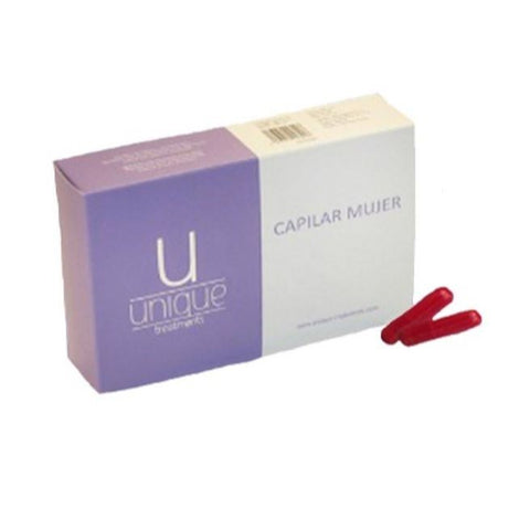 Comprar online CAPILAR MUJER 968 mg 60 Caps de UNIQUE TREATMENTS. Imagen 1