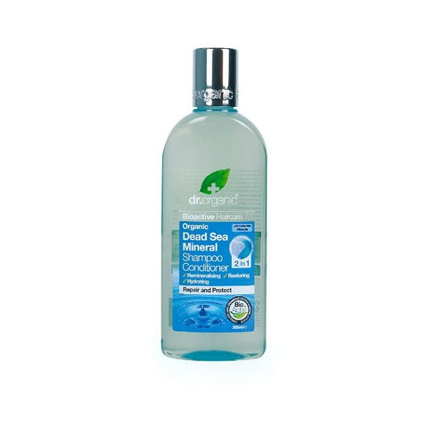 Comprar online CHAMPU & ACONDICION MINERALES MAR MUERTO 265 ml de DR ORGANIC. Imagen 1