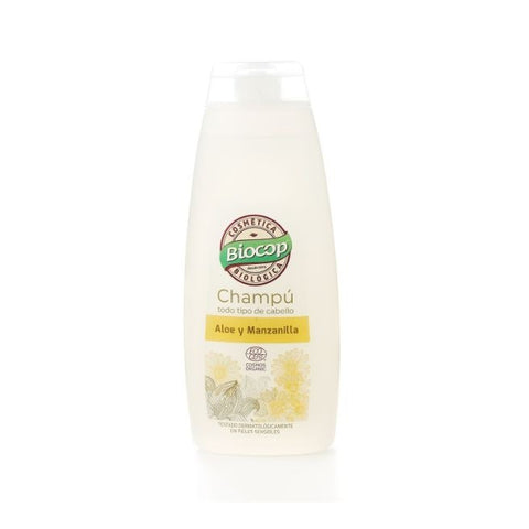 Comprar online CHAMPU ALOE MANZANILLA BIOCOP 400ML de BIOCOP. Imagen 1