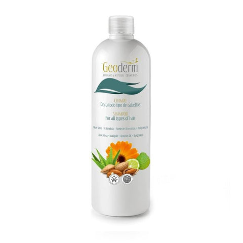 Comprar online CHAMPU ALOE VERA + CALENDULA + ALMENDRAS + BERGAMO de GEODERM. Imagen 1