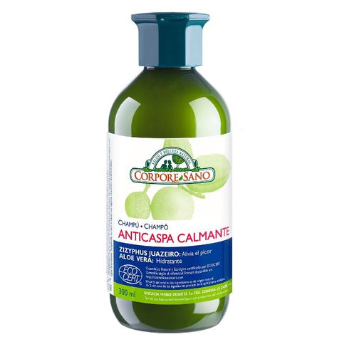 Comprar online CHAMPU ANTICASPA CALMANTE 300ML BIO de CORPORE SANO. Imagen 1