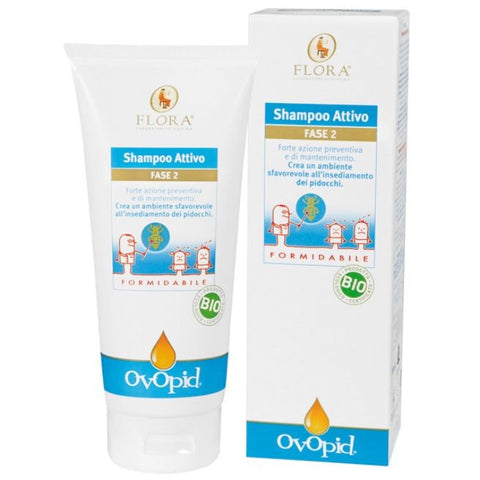 Comprar online CHAMPU ANTIPARASITARIO OVOPID FASE 2 200 ML de FLORA COSMETICA BIO. Imagen 1