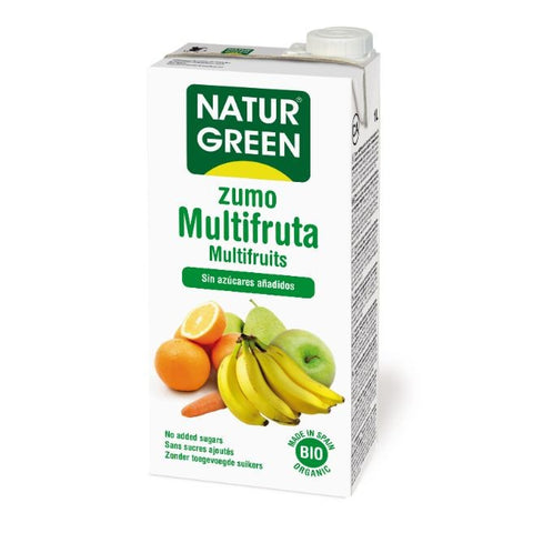 Comprar online NATURGREEN ZUMO MULTIFRUTAS 1 Litro de NATURGREEN. Imagen 1