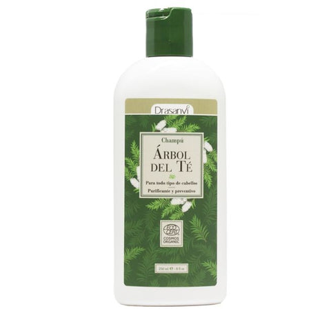 Comprar online CHAMPU ARBOL TE ECOCERT BIO 250 ml de DRASANVI. Imagen 1