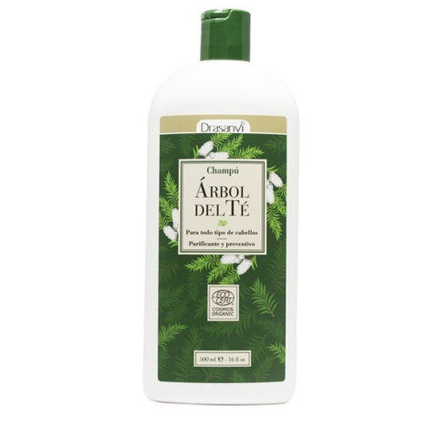 Comprar online CHAMPU ARBOL TE ECOCERT BIO 500 ml de DRASANVI. Imagen 1