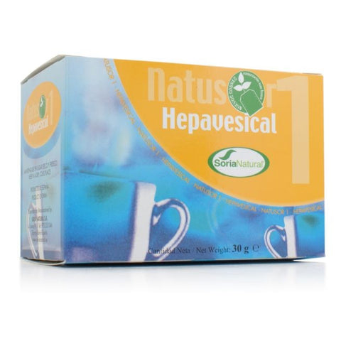 Comprar online NATUSOR 1 HEPAVESICAL 20 Filtros de SORIA. Imagen 1