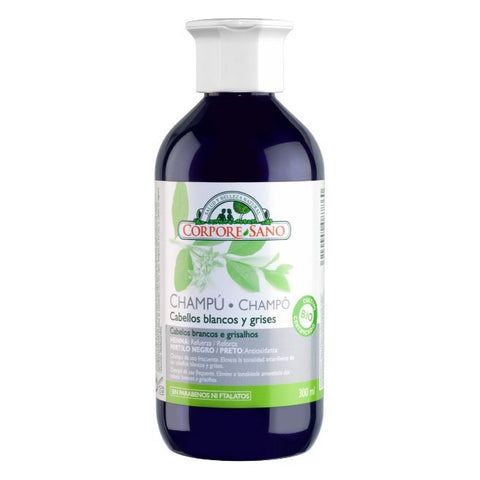 Comprar online CHAMPU CABELLOS GRIS-BLANCO 300ml BIO de CORPORE SANO. Imagen 1