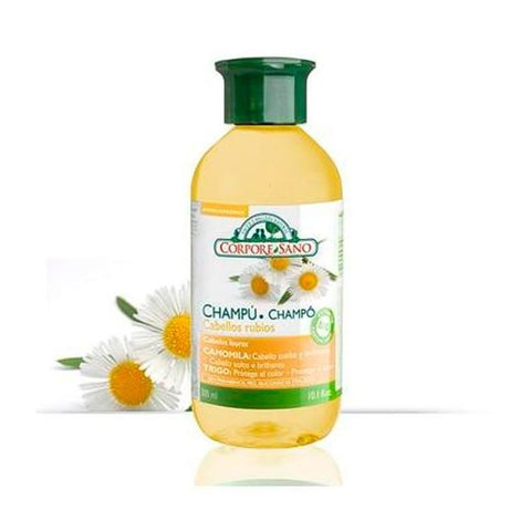 Comprar online CHAMPU CABELLOS RUBIOS FRAGILES 300 ml BIO de CORPORE SANO. Imagen 1