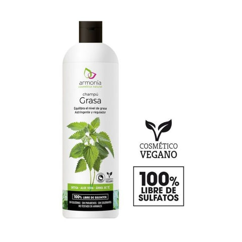 Comprar online CHAMPU GRASA 300 ml SIN SULFATOS de ARMONIA. Imagen 1