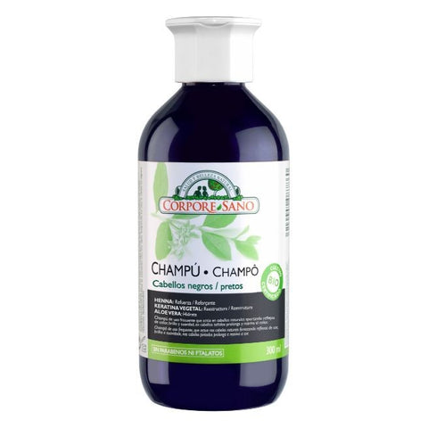 Comprar online CHAMPU HENNA 300 ML CABELLOS NEGROS BIO de CORPORE SANO. Imagen 1