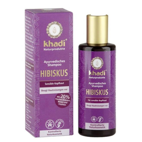 Comprar online CHAMPU HIBISCO SENSITIVO Y DELICADO 210 ML de KHADI. Imagen 1