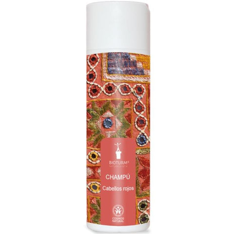 Comprar online CHAMPU PARA CABELLOS ROJOS TEðIDOS 200 ML de BIOTURM. Imagen 1