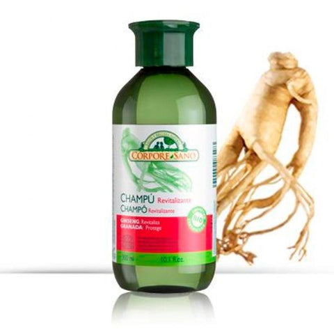 Comprar online CHAMPU REVITALIZANTE GINSENG Y GRANADA 300 ml BIO de CORPORE SANO. Imagen 1