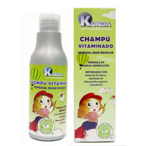 Comprar online CHAMPU VITAMINADO ESPECIAL EDAD ESCOLAR 250 ml de KUNDA. Imagen 1
