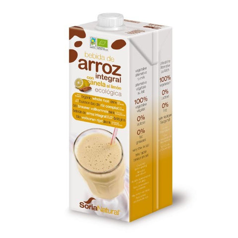 Comprar online PACK BEBIDA INTEGRAL ARROZ CANELA LIMON BIO 6X1 de ALECOSOR SORIA NATURAL. Imagen 1