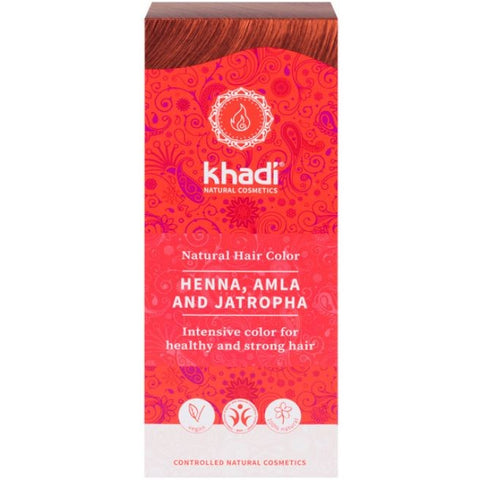 Comprar online HENNA NATURAL AMLA JATROPHA KHADI GRANEL 500 G de KHADI. Imagen 1