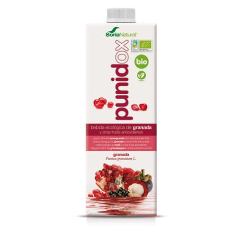 Comprar online PACK PUNIDOX ZUMO DE GRANADA BIO 1 Litro de ALECOSOR SORIA NATURAL. Imagen 1