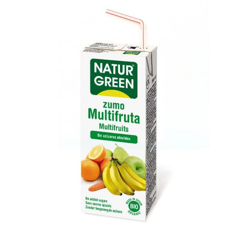 Comprar online PACK ZUMO MULTIFRUTAS 3 x 200 ml de NATURGREEN. Imagen 1