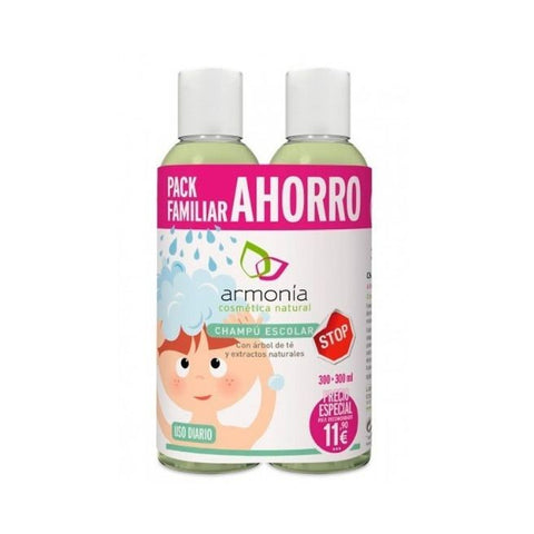 Comprar online PACK CHAMPU ESCOLAR 2 UDS. 2ud. 50% de ARMONIA. Imagen 1