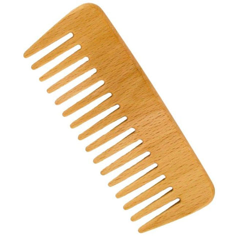 Comprar online PEINE DE MADERA DE HAYA PARA PELO RIZADO de FORSTERS. Imagen 1