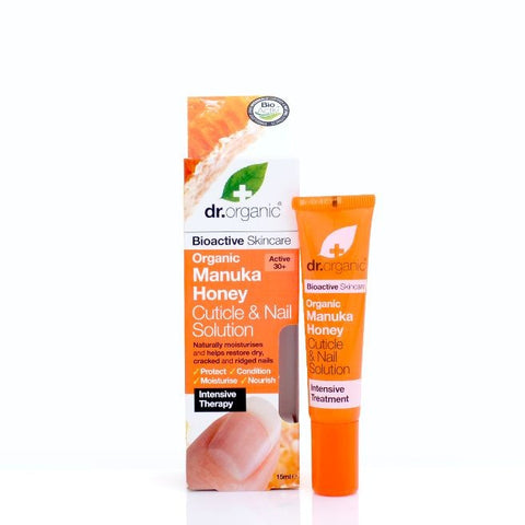 Comprar online SOLUCION UÑAS Y CUTICULAS DE MIEL DE MANUKA 15 ml de DR ORGANIC. Imagen 1