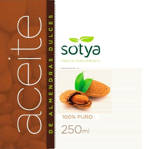 Comprar online ACEITE ALMENDRAS DULCES 250 ml de SOTYA BESLAN. Imagen 1