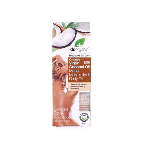 Comprar online ACEITE CORPORAL DE COCO Y MONOI 100 ml de DR ORGANIC. Imagen 1