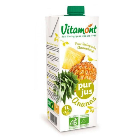 Comprar online PURO JUGO DE PIÑA 1 L de VITAMONT. Imagen 1