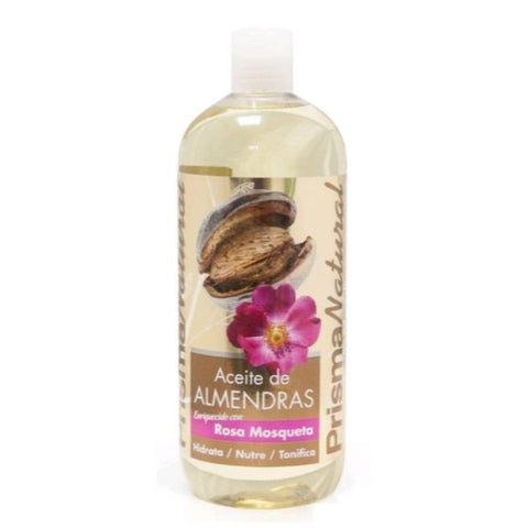 Comprar online ACEITE DE ALMENDRAS + ROSA MOSQUETA 1000 ml de PRISMA NATURAL. Imagen 1