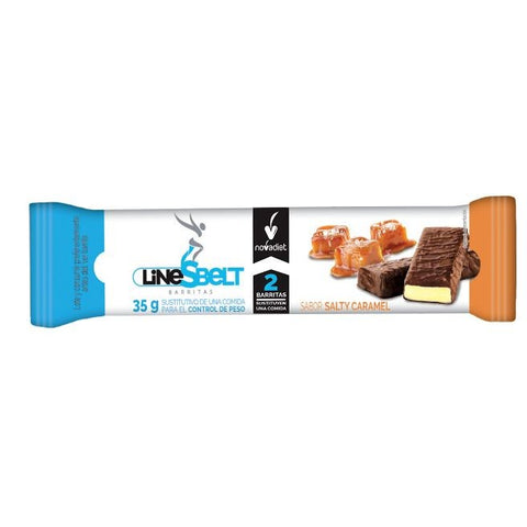 Comprar online LINE SBELT SALTY CARAMEL 35gr de NOVADIET. Imagen 1