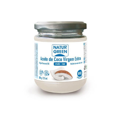 Comprar online ACEITE VIRGEN DE COCO 200gr de NATURGREEN. Imagen 1