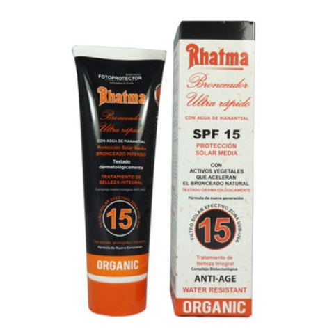 Comprar online BRONCEADOR ULTRARAPIDO SPF15 200ml de RHATMA. Imagen 1