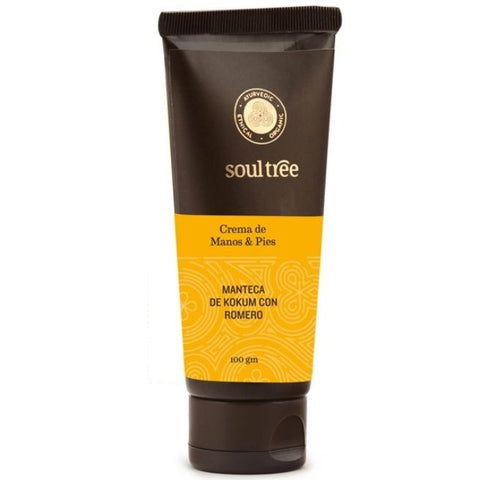 Comprar online CREMA DE MANOS Y PIES CON KOKUM MIEL ROMERO 100 G de SOULTREE. Imagen 1