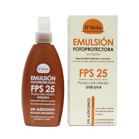 Comprar online EMULSION FOTOPROTECTORA SPRAY FPS 25 200 ml. de SHILA. Imagen 1