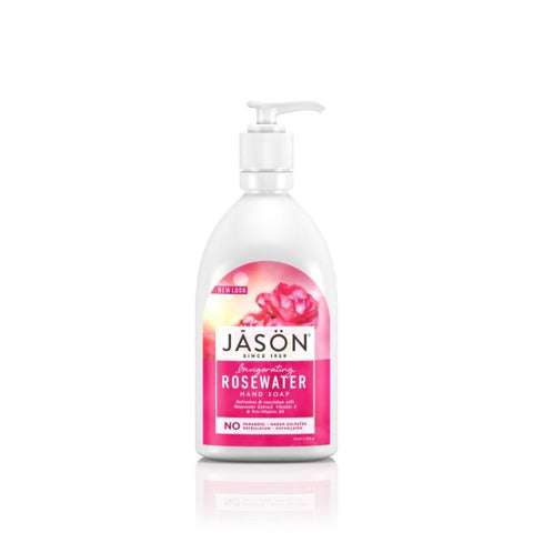 Comprar online GEL DE MANOS AGUA DE ROSAS TONIFICANTE 473 ml de JASON. Imagen 1