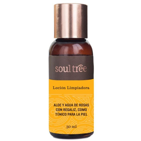 Comprar online LOCION LIMPIADORA ALOE AGUA DE ROSAS REGALIZ 30 M de SOULTREE. Imagen 1