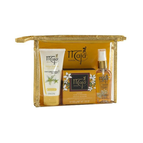 Comprar online SET BODY SPLASH +CREMA MANOS +TALCO AROMA AZAHAR de MAJA. Imagen 1
