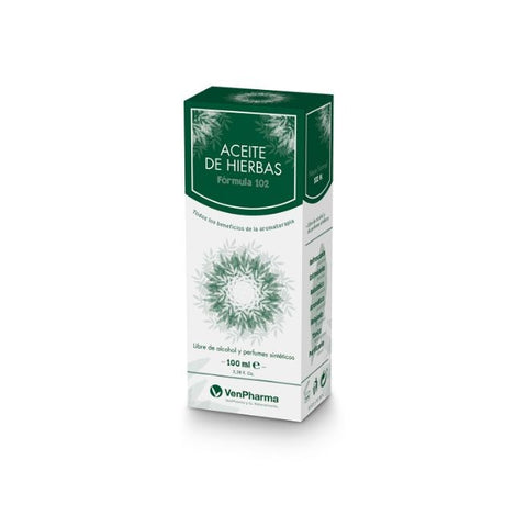 Comprar online VENPHARMA ACEITE DE HIERBAS FORMULA 102 100 ml de VENPHARMA. Imagen 1