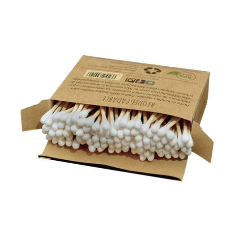 Comprar online BASTONCILLOS BAMBU ALGODON 100% ECOLOGICO 100 UDS de NATURBRUSH. Imagen 1