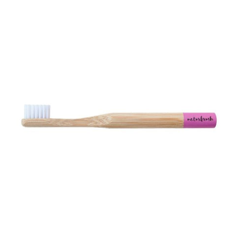 Comprar online CEPILLO DE DIENTES DE BAMBU NIÑOS/AS ROSA de NATURBRUSH. Imagen 1