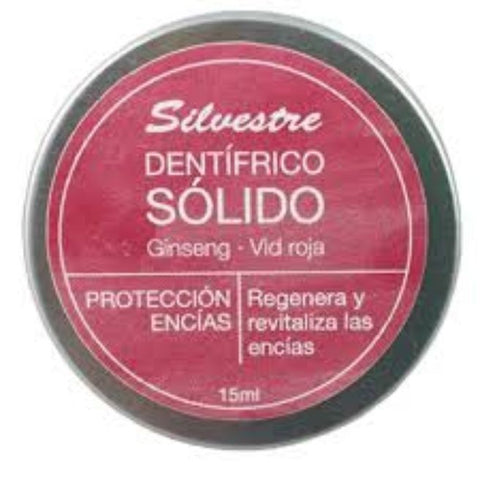 Comprar online DENTIFRICO SOLIDO ENCIAS VID/GINSENG 15ML ROJ de SILVESTRE. Imagen 1